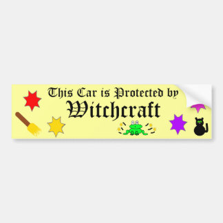 witchcraft bumper sticker