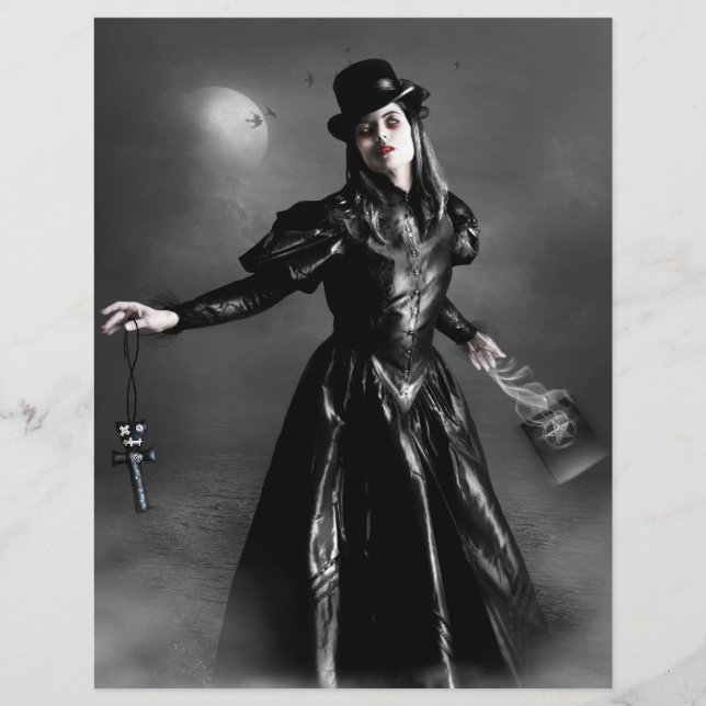 Witchcraft Customizable Halloween Flyers (Front)