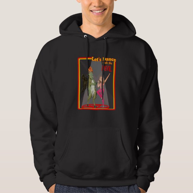 Witchcraft Let's Dance with the Devil Baphomet Sat Hoodie (Front)
