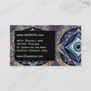 Witchcraft Magic Mystic Professional Executive Business Card