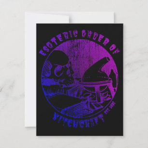 Witchcraft Magic Order Occult Witch Alchemist Invitation