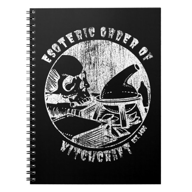 Witchcraft Magic Order Occult Witch Alchemist Notebook (Front)