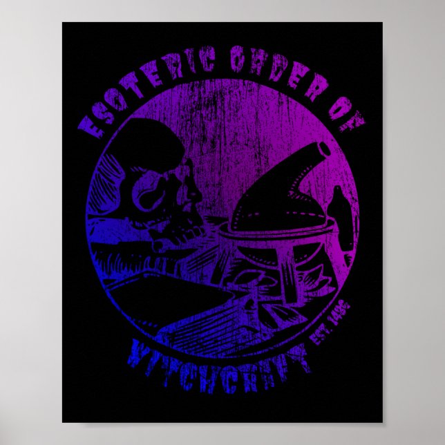 Witchcraft Magic Order Occult Witch Alchemist Poster (Front)