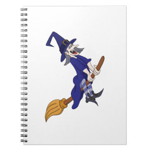 Witchcraft on Halloween with my Broom Notebook