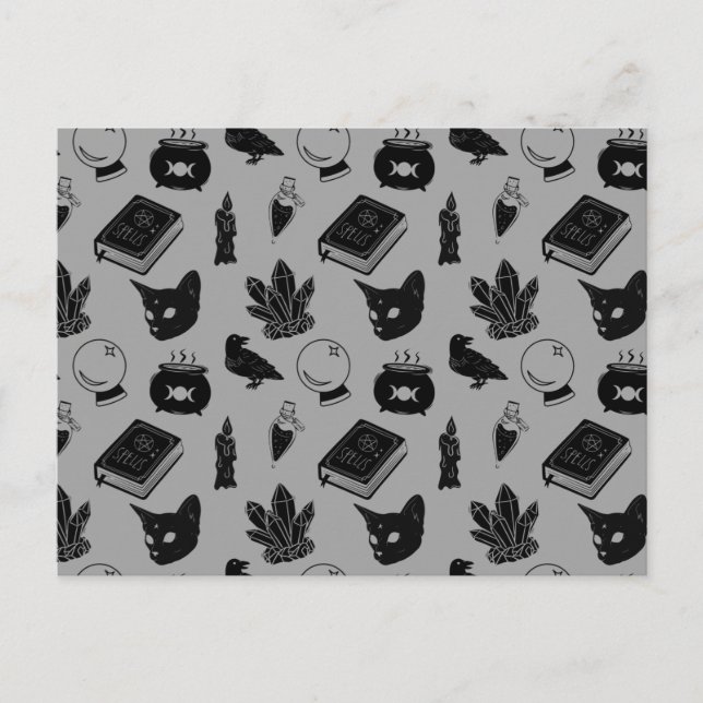 Witchcraft Pattern I Postcard (Front)