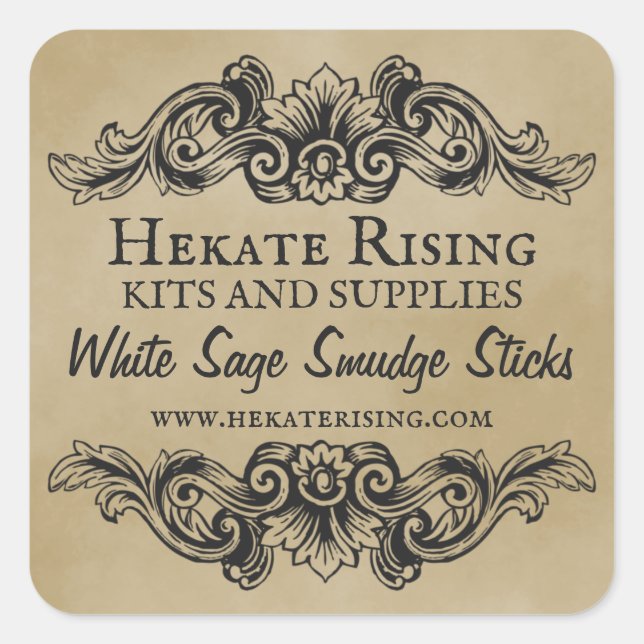 Witchcraft Spell Kits And Supplies Labels (Front)