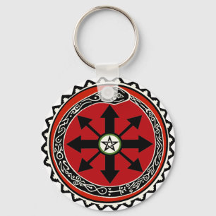 Witchcraft Symbol for Chaos Key Ring