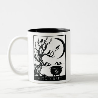 Witchcraft Tarot Card Two-Tone Coffee Mug