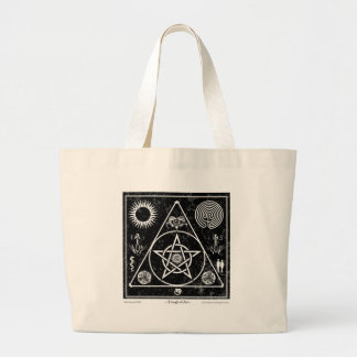 Witchcraft: The Triangle of Art Large Tote Bag