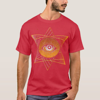 Witchcraft Wicca Dark Magic Pagan All Seeing Eye O T-Shirt