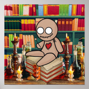 Voodoo Doll Art Wall Decor Zazzle Co Uk