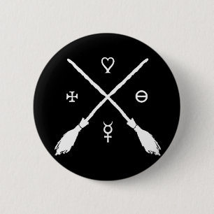 Witchery 6 Cm Round Badge