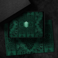 Witchery Flourish | Emerald Green Fantasy Pentacle