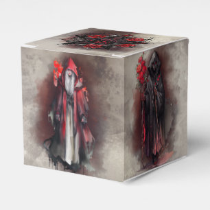 Witchery   Red Witch with Dark Evil Gothic Shadows Favour Box
