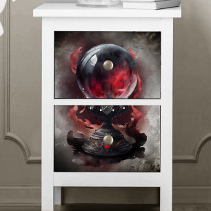 Witchery   Smoky Red Jewelled Magical Crystal Ball Tissue Paper