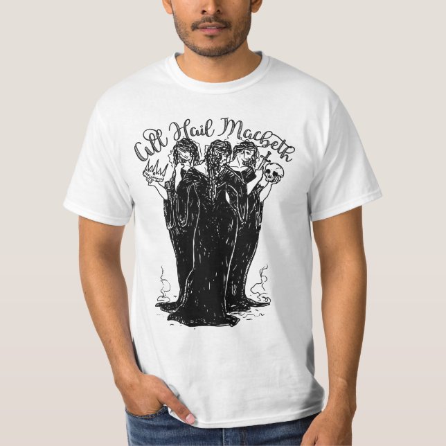 Witches All Hail Mabeth T-Shirt (Front)