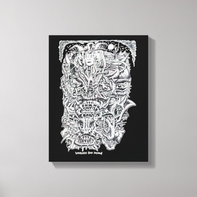 Witches and Devils, by Brian Benson. Canvas Print (Front)