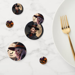 Witches and Warlocks Halloween Confetti