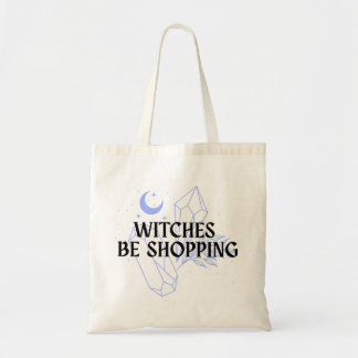 Witches Be Shopping - Periwinkle Tote Bag