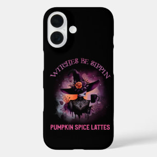 Witches Be Sippin’ Pumpkin Spice Lattes iPhone 16 Case