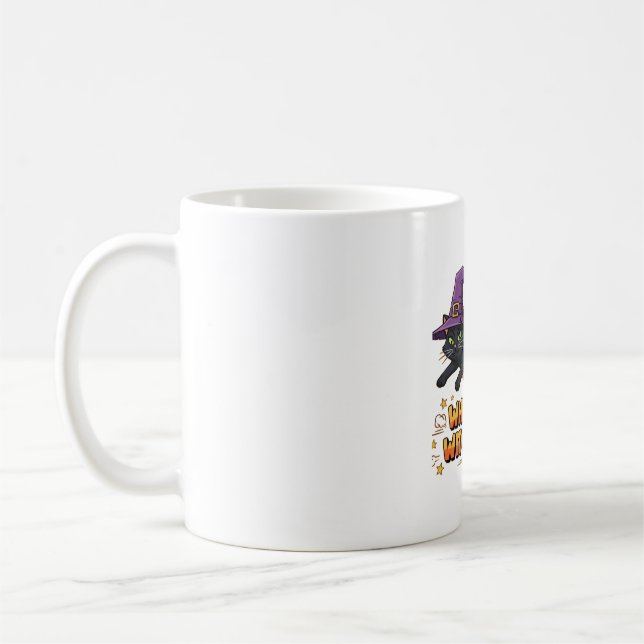 witches black cat Classic T-Shirt Coffee Mug (Left)