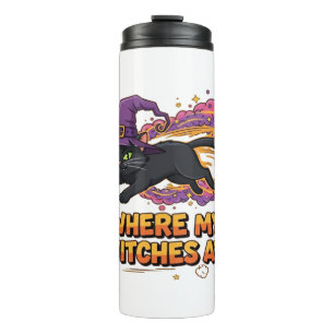 witches black cat Classic T-Shirt Thermal Tumbler