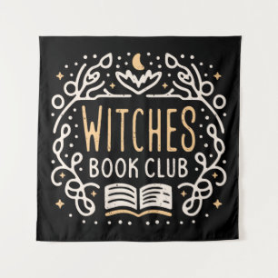 Witches book club tapestry