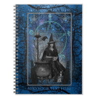 Witches Book of Shadows - Notebook (Blue)