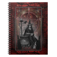 Witches Book of Shadows - Notebook (Red)