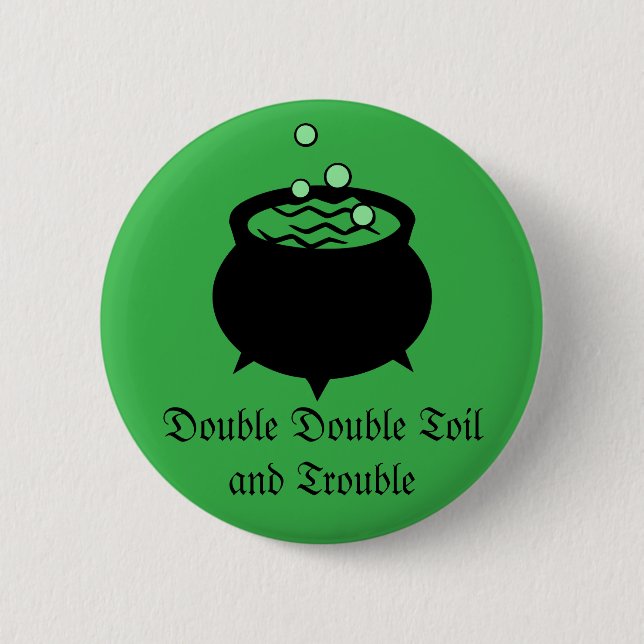 Witches Brew 6 Cm Round Badge (Front)