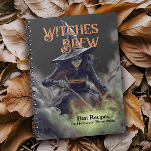 Witches Brew Best Recipes for Halloween Notebook