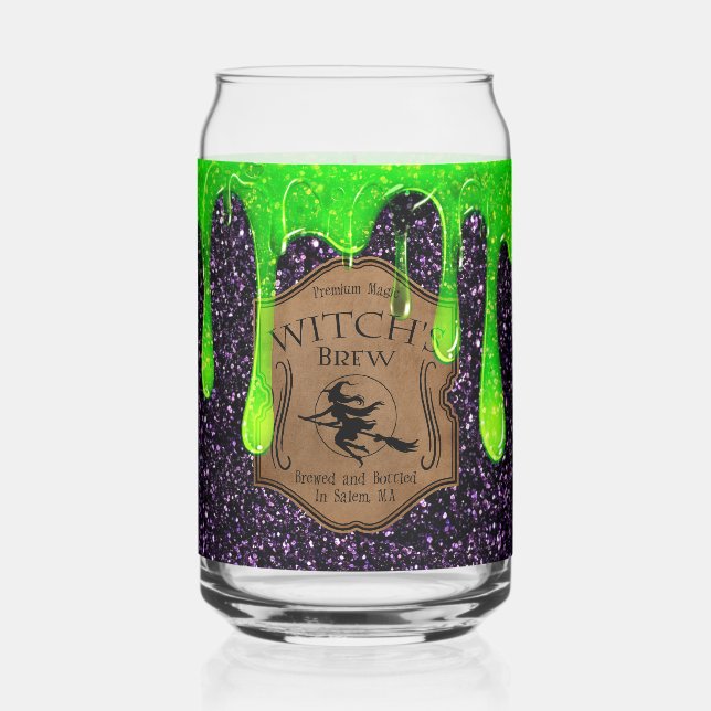 Witches Brew Can Glass (Left)