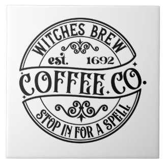 Witches Brew Coffee Co Ceramic Tile