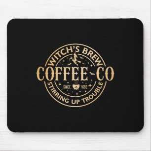 Witches Brew Coffee Co Halloween Witch Coffee Love Mouse Mat