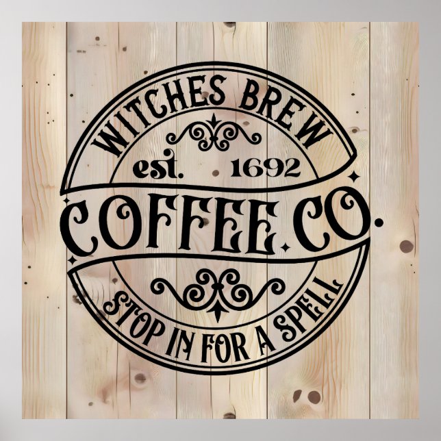 Witches Brew Coffee Co Poster (Front)