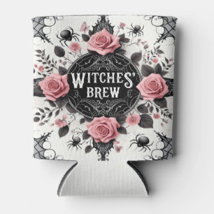 Witches’ Brew Gothic Floral Design Can Cooler
