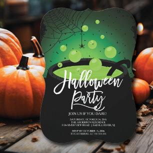 Witches Brew Halloween Party Invitation