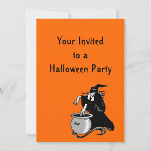 Witches Brew Halloween Party Invitation