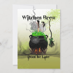 Witches Brew Party Invitation