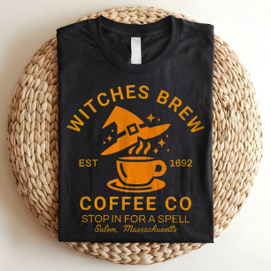 Witches Brew Salem Massachusetts Halloween Coffee  Tri-Blend Shirt