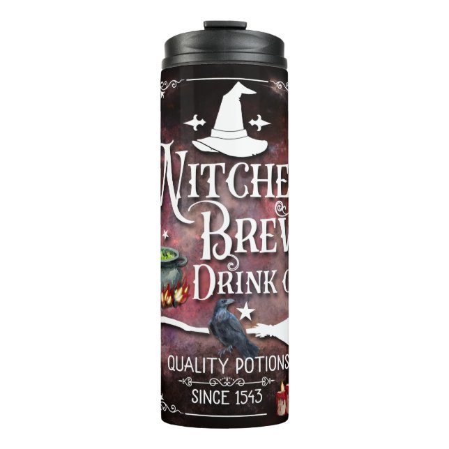 Witches Brew Tumbler Halloween Gift Idea  (Front)