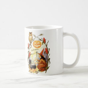 Witches Brew Vintage Halloween Coffee Mug