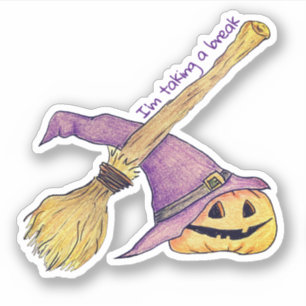 Witches Broom Halloween