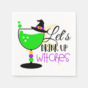 Witches Cocktail Potion Napkin