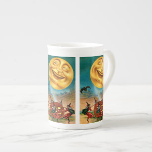 Witches Dancing Under the Moon Bone China Mug