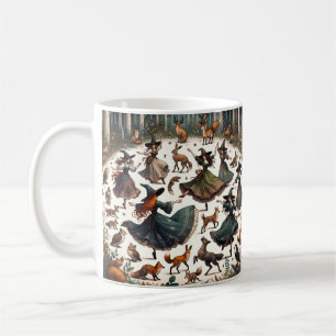 Witches Dans: Enchanted Forest Gathering Coffee Mug