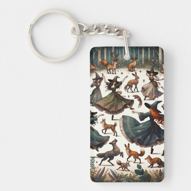 Witches Dans: Enchanted Forest Gathering Key Ring (Front)