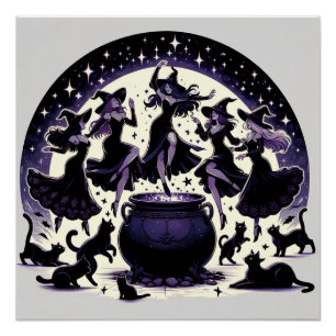 Witches Dans: Enchanted Forest Gathering Poster