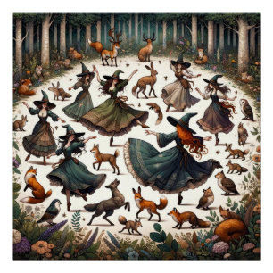 Witches Dans: Enchanted Forest Gathering Poster