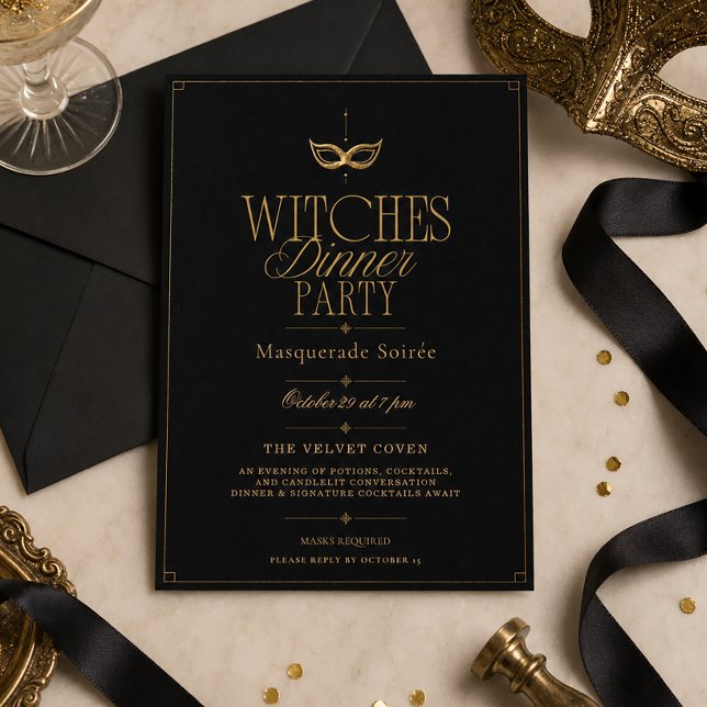 Witches Dinner Party Invitation (Creator Uploaded)